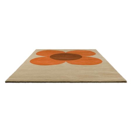 Tapis en laine tufté main Flower Pumpkin Ecru packshot