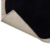Tapis en laine tufté main Spot Square bleu marine dos