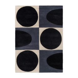 Tapis en laine tufté main...