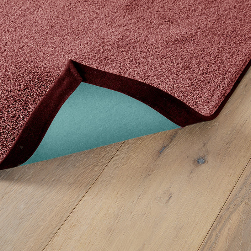 Tapis sur-mesure écoresponsable Rhode framboise