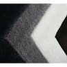 Tapis moderne aux lignes strictes noir blanc gris Tapis moderne aux lignes strictes noir blanc gris