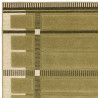 Tapis de salon tissé plat vert sauge Fable
