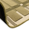 Tapis de salon tissé plat vert sauge Fable