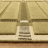 Tapis de salon tissé plat vert sauge Fable