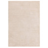 Tapis de salon tissé à la main en polyester beige Rowan