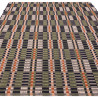 Tapis de salon tissé à la main en polyester recyclé multicolore Arden