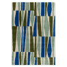 Tapis à motif géométrique Saku Olive Scion