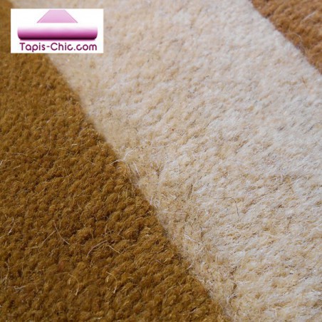 Tapis Contemporain en laine Field Beige par Carving Tapis Contemporain en laine Field Beige par Carving