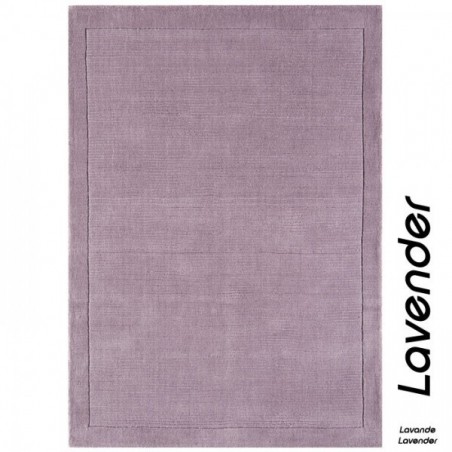 Tapis Contemporain Uni en laine couleur lavande York Collection Grand Cru by Joseph Lebon Tapis Contemporain Uni en laine couleur lavande York Collection Grand Cru by Joseph Lebon
