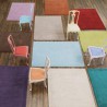 Tapis Contemporain rouge en laine Uni York Collection Grand Cru by Joseph Lebon Tapis Contemporain rouge en laine Uni York Collection Grand Cru by Joseph Lebon