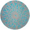 Tapis Rond Turquoise Oriental Lounge par Esprit Home Tapis Rond Turquoise Oriental Lounge par Esprit Home