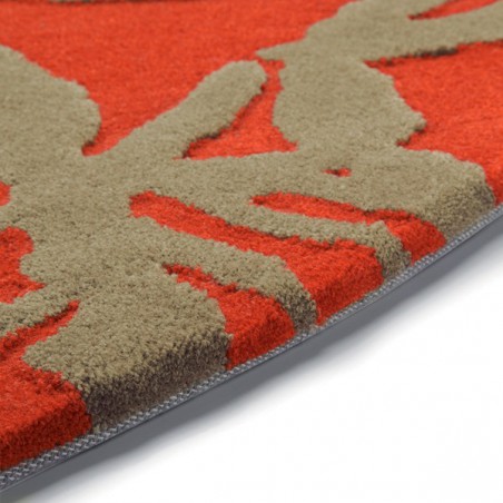 Tapis Rond Rouge Oriental Lounge par Esprit Home Tapis Rond Rouge Oriental Lounge par Esprit Home