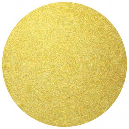 Tapis Rond Jaune Colour in Motion par Esprit Home Tapis Rond Jaune Colour in Motion par Esprit Home