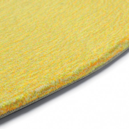 Tapis Rond Jaune Colour in Motion par Esprit Home Tapis Rond Jaune Colour in Motion par Esprit Home