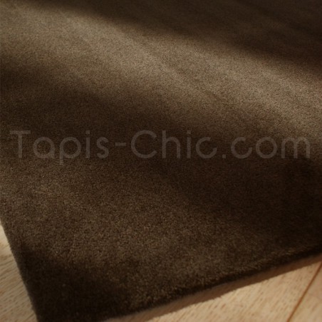 Tapis Uni Moderne Spirit Chocolat rectangulaire par Arte Espina Tapis Uni Moderne Spirit Chocolat rectangulaire par Arte Espina