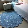 Tapis Enfant Rond Bleu Ciel Galletita par Lorena Canals Tapis Enfant Rond Bleu Ciel Galletita par Lorena Canals