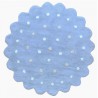 Tapis Enfant Rond Bleu Ciel Galletita par Lorena Canals Tapis Enfant Rond Bleu Ciel Galletita par Lorena Canals