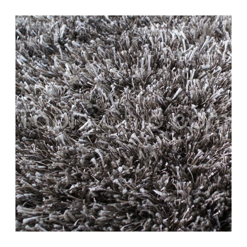 Tapis rectangulaire shaggy gris-beige par Arte Espina