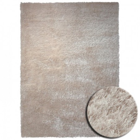 Tapis Shaggy Blanc Ivoire New Glamour par Esprit Home Tapis Shaggy Blanc Ivoire New Glamour par Esprit Home