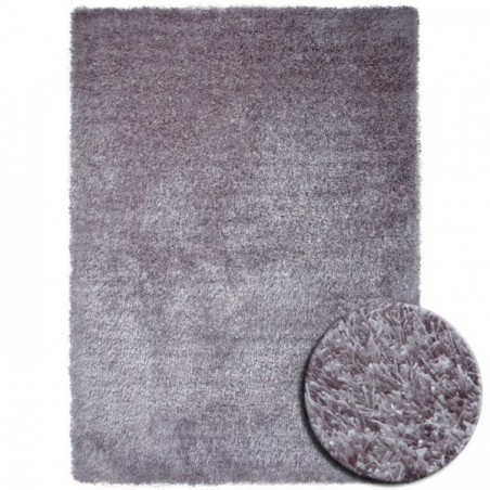 Tapis Shaggy Gris Argent New Glamour par Esprit Home Tapis Shaggy Gris Argent New Glamour par Esprit Home