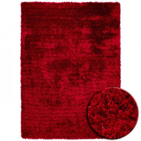 Tapis Shaggy Rouge New Glamour par Esprit Home Tapis Shaggy Rouge New Glamour par Esprit Home