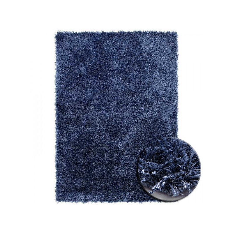 Tapis shaggy Bleu Marine par Esprit Home