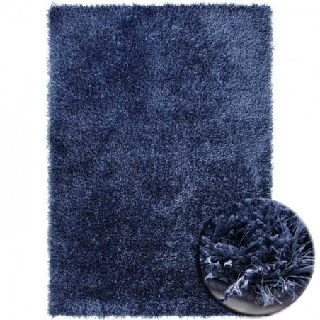 Tapis shaggy Bleu Marine par Esprit Home