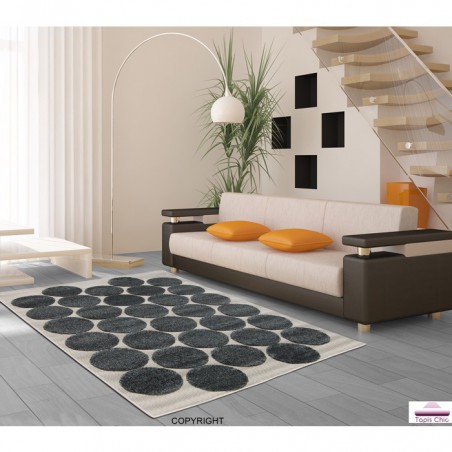 Tapis Design Bubulles Gris pour la Collection Tapis Chic Tapis Design Bubulles Gris pour la Collection Tapis Chic