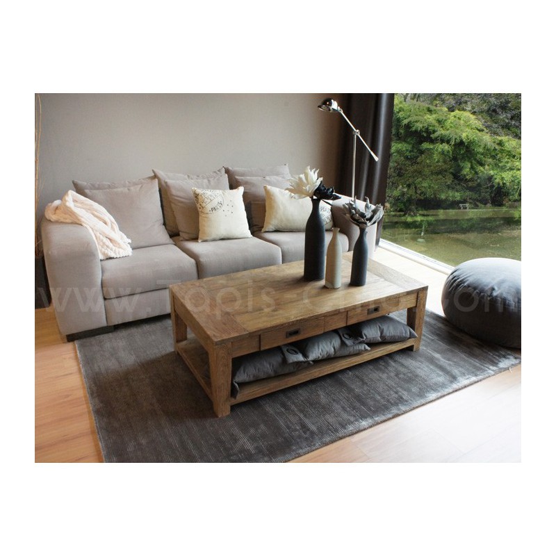 Tapis en viscose gris Home Spirit Harold