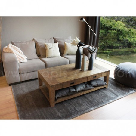 Tapis en viscose gris Home Spirit Harold Tapis en viscose gris Home Spirit Harold