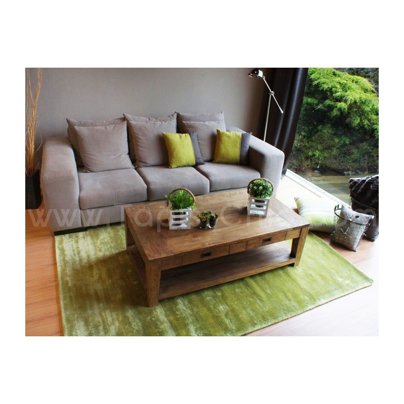 Tapis en Viscose Home Spirit Harold Vert Anis