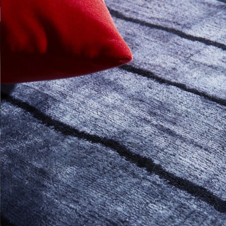 Tapis en Viscose Tie and Dye Gris par Home Spirit Tapis en Viscose Tie and Dye Gris par Home Spirit