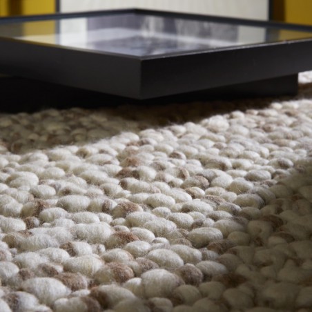 Tapis en Relief Stone Beige Chiné par Home Spirit Tapis en Relief Stone Beige Chiné par Home Spirit