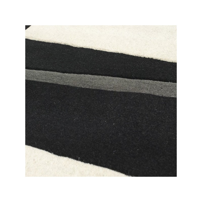 Tapis contemporain Pebbles Noir par Angelo 70 x 250 cm