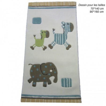 Tapis Enfant Lucky zoo Beige par Esprit Home Tapis Enfant Lucky zoo Beige par Esprit Home