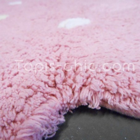 Tapis Enfant Rond Rose Galletita par Lorena Canals Tapis Enfant Rond Rose Galletita par Lorena Canals