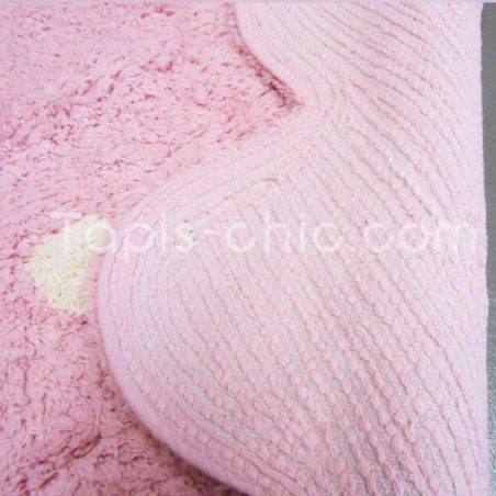 Tapis Enfant Rond Rose Galletita par Lorena Canals Tapis Enfant Rond Rose Galletita par Lorena Canals