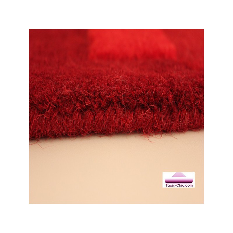 Tapis Original Pebbles rouge par Angelo 170 x 240 cm