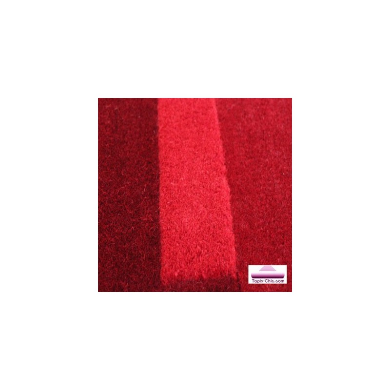 Tapis Original Pebbles rouge par Angelo 170 x 240 cm