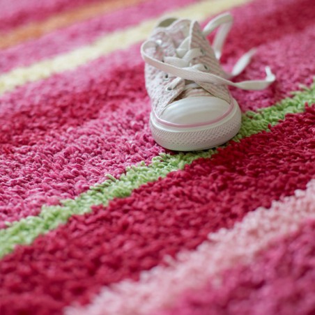 Tapis Rose Funny Stripes par Esprit Home Tapis Rose Funny Stripes par Esprit Home