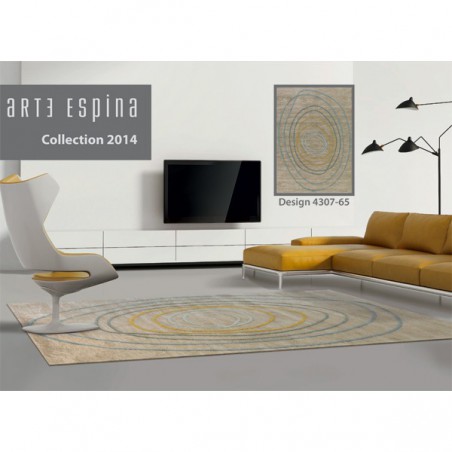 Tapis Design Taupe Tivoli Circle par Arte Espina Tapis Design Taupe Tivoli Circle par Arte Espina