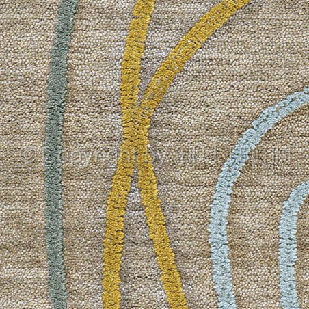 Tapis Design Taupe Tivoli Circle par Arte Espina Tapis Design Taupe Tivoli Circle par Arte Espina