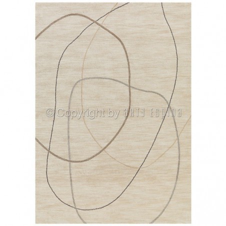 Tapis Design Beige Crème Tivoli Lines par Arte Espina Tapis Design Beige Crème Tivoli Lines par Arte Espina