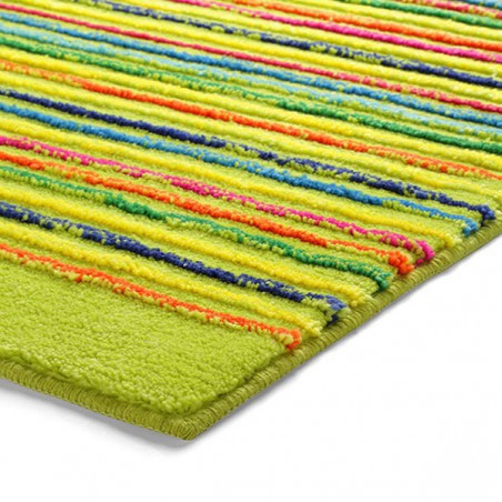 Tapis de Salle de Bain Vert Cool Stripes par Esprit Home Tapis de Salle de Bain Vert Cool Stripes par Esprit Home