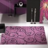 Tapis Design Fedora par Carving aubergine Tapis Design Fedora par Carving aubergine
