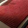 Tapis Design Tridemensional Rouge foncé par Carving Tapis Design Tridemensional Rouge foncé par Carving
