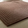 Tapis Design Tridimensional marron par Carving Tapis Design Tridimensional marron par Carving