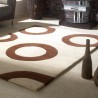 Tapis Contemporain Polo beige et marron par Carving Tapis Contemporain Polo beige et marron par Carving