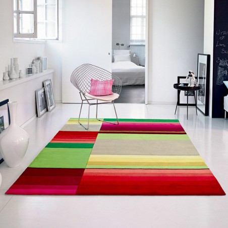 Tapis de Salon Block Pattern par Esprit Home Tapis de Salon Block Pattern par Esprit Home
