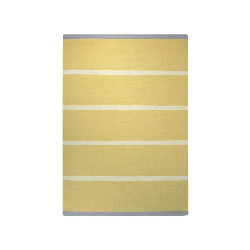 Tapis Tissé Main Simple Stripe Jaune - ESPRIT HOME